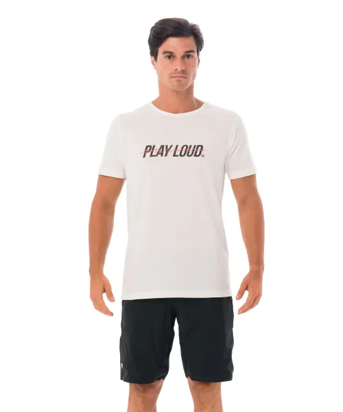 Pánske tričko 69SLAM PLAYLOUD WHITE DNA (MTSPPD-WH) M