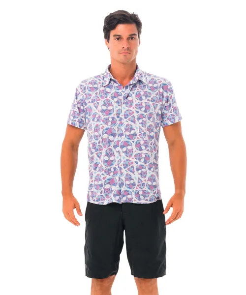 Pánska košile 69SLAM SKULLMOND WHITE (MTQSDW-WH) M