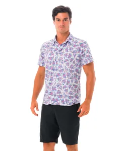 Pánska košile 69SLAM SKULLMOND WHITE (MTQSDW-WH) M