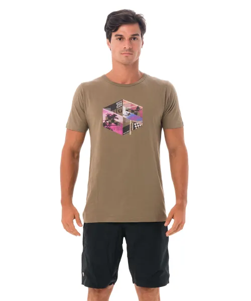 Pánske tričko 69SLAM LIFESTYLE KHAKI DNA (MTPLLE-KH) S