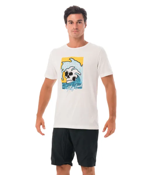 Pánske tričko 69SLAM SKULL ISLE WHITE (MTGUSE-WH) S