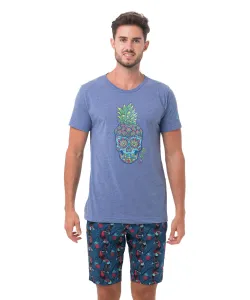 Pánske tričko 69SLAM PINE SKULL BLUE (MTGPLL-BN) M