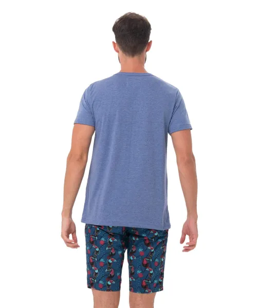 Pánske tričko 69SLAM PINE SKULL BLUE (MTGPLL-BN) M