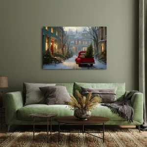 Vianočný obraz auto splnených prianí