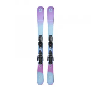 Juniorské lyže na zjazdovku - on piste s viazaním BLIZZARD Sheeva Twin JR + FDT JR 7 WB, teal purple