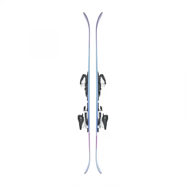 Juniorské lyže na zjazdovku - on piste s viazaním BLIZZARD Sheeva Twin JR + FDT JR 7 WB, teal purple
