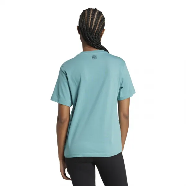 Dámske tričko s krátkym rukávom ADIDAS Animal Graphic Tee W powder teal