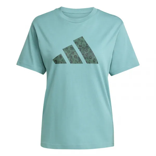 Dámske tričko s krátkym rukávom ADIDAS Animal Graphic Tee W powder teal