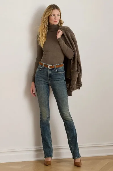 Sveter s prímesou hodvábu Lauren Ralph Lauren