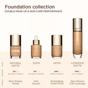 Clarins Skin Illusion Hydrating Foundation vysoko krycí make-up odtieň 112C 30 ml