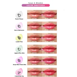 J.Cat Beauty Lipspect olej na pery s meniacou sa farbou odtieň 105 Grape Minds Think Alike 3 ml