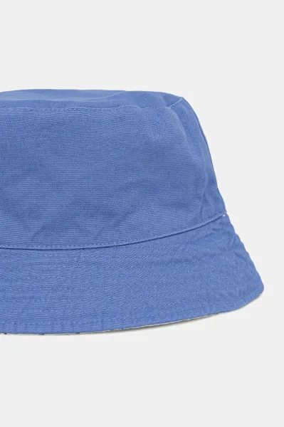 Bavlnená obojstranná detská čiapka United Colors of Benetton fialová farba, bavlnené, 6KQACA02M