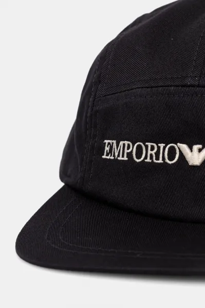 Bavlnená šiltovka Emporio Armani tmavomodrá farba, jednofarebná, EB000328 AF14016