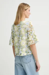 Blúzka Bruuns Bazaar dámska, biela farba, vzorovaná, BBW4369