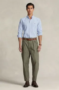 Bavlnená košeľa Polo Ralph Lauren pánska, regular, s golierom button-down, 710928918