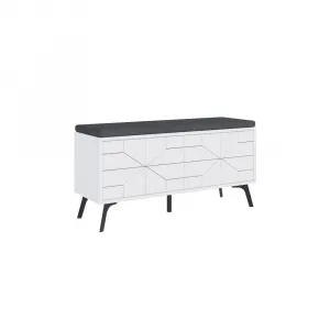Skrinka na topánky / Botník Dune Bench - White
