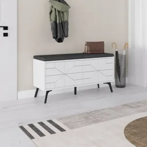 Skrinka na topánky / Botník Dune Bench - White