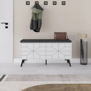 Skrinka na topánky / Botník Dune Bench - White