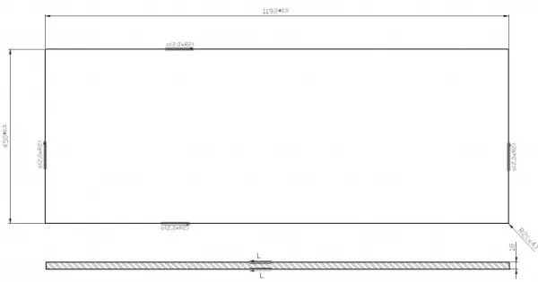 CERSANIT - DOSKA MODUO 118 DUB  S590-025