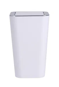 WENKO Odpadkový koš s výklopným víkem Candy 6 l, bilý
