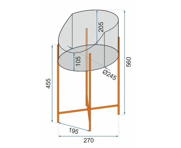 Loftovýstojannakvety56cm