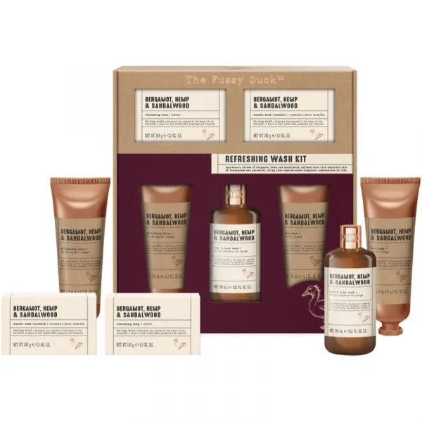 Baylis & Harding The Fuzzy Duck Bergamot, Hemp & Sandalwood darčeková sada pre mužov