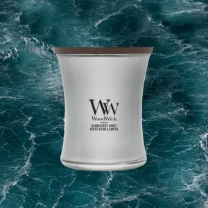 Woodwick Precious Metals Candescent Coast vonná sviečka 275 g