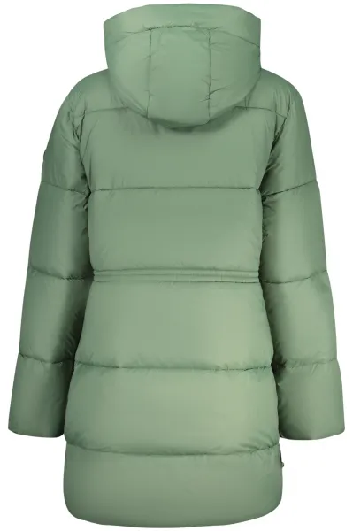 Zelená prešívaná zimná bunda