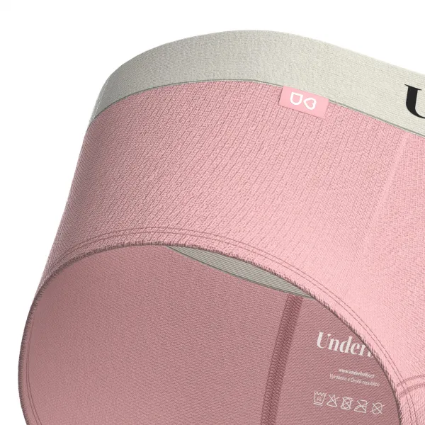 Menštruačné nohavičky Underbelly Lowee ružové (LOWEE-RU-BI-1-MM M