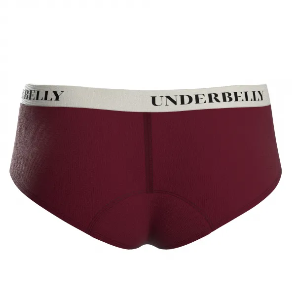 Menštruačné nohavičky Underbelly Lowee červené (LOWEE-BO-BI-1-MM) S