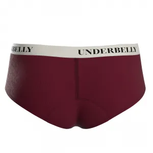 Menštruačné nohavičky Underbelly Lowee červené (LOWEE-BO-BI-1-MM) S