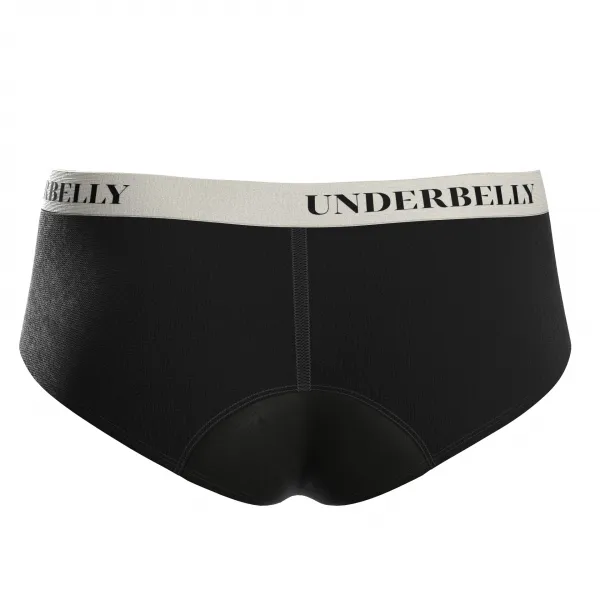 Menštruačné nohavičky Underbelly Lowee čierne (LOWEE-CE-BI-1-PAD) S