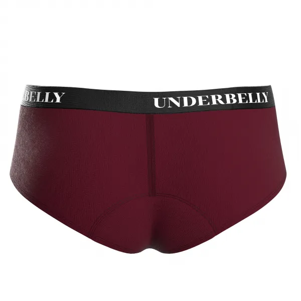 Menštruačné nohavičky Underbelly Lowee červené (LOWEE-BO-CE-1-MM) M