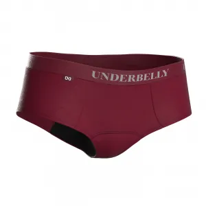 Menštruačné nohavičky Underbelly Lowee červené (LOWEE-BO-BO-1-PAD) S