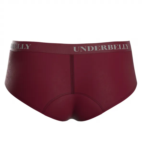 Menštruačné nohavičky Underbelly Lowee červené (LOWEE-BO-BO-1-PAD) S