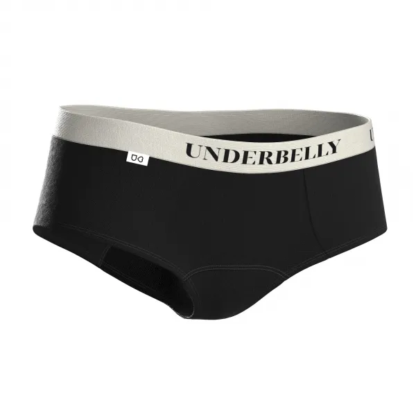 Menštruačné nohavičky Underbelly Lowee čierne (LOWEE-CE-BI-1-MM) M