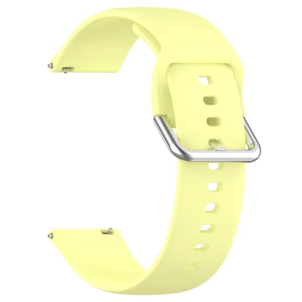 SILICONE Vymeniteľný remienok pre Amazfit Bip 5 / Bip 5 Unity žltý