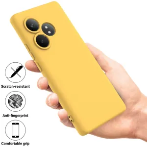 RUBBER Ochranný obal pre Realme GT 6 / Realme GT 6T žltý
