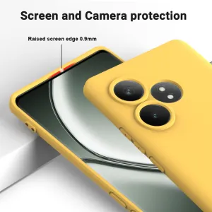 RUBBER Ochranný obal pre Realme GT 6 / Realme GT 6T žltý