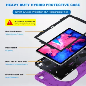SOLID Odolný kryt pre Lenovo Tab P11 / P11 5G / P11 Plus fialový