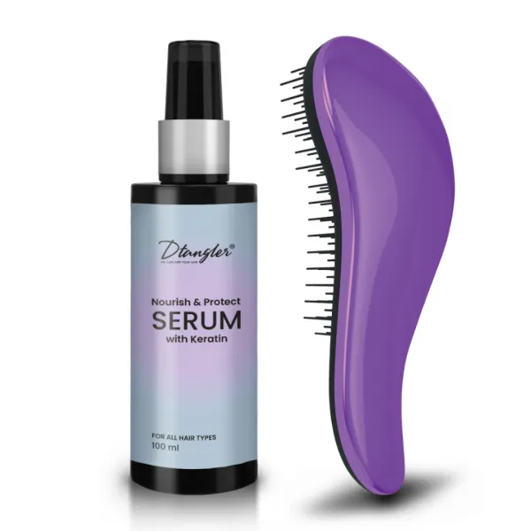 Dtangler Set Serum & Metallic Purple