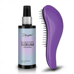 Dtangler Set Serum & Metallic Purple