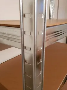 JAKS Skladový policový regál 875 kg RM01 Štandardné skladové regály-výška: 180 cm, Štandardné skladové regály-šírka: 40 cm, Štandardné skladové regál…