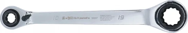 BGS Technics BGS 30007 – račňový očkový kľúč 4v1