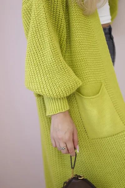 Legínovo Dlhý kardigán tmavofialový Farba: Modrá, Veľkosť: UNI
