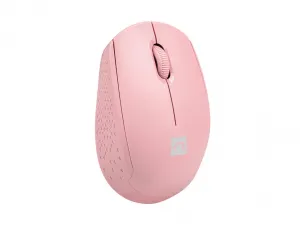 Myš Natec STORK/Kancelářská/Optická/1 600 DPI/Bezdrátová USB/Růžová