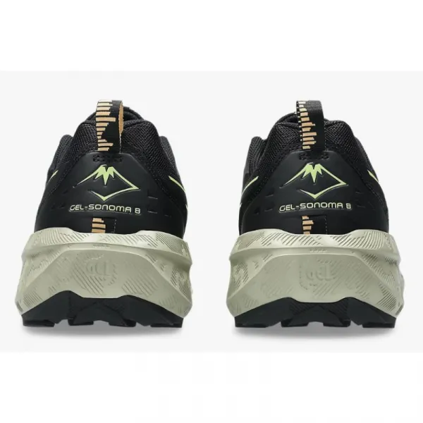 Pánska bežecká trailová obuv ASICS Gel Sonoma 8 M black lime green