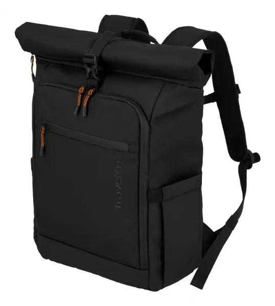 Rolovací ruksak Travelite Briize Backpack M Roll-Up Black