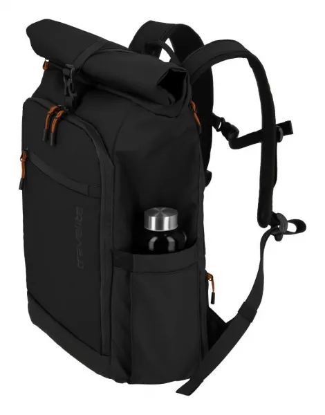 Rolovací ruksak Travelite Briize Backpack M Roll-Up Black