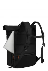Rolovací ruksak Travelite Briize Backpack M Roll-Up Black